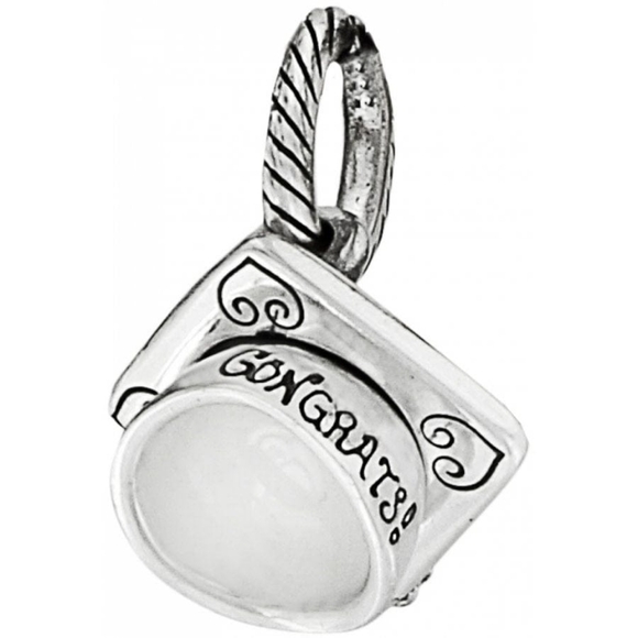 Brighton "GRADUATION CAP CHARM" Enamel, Scrolls, & Tassle Detail MSRP $22 - Picture 4 of 9